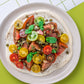 Summer Tomato Salad with Tahini Yoghurt