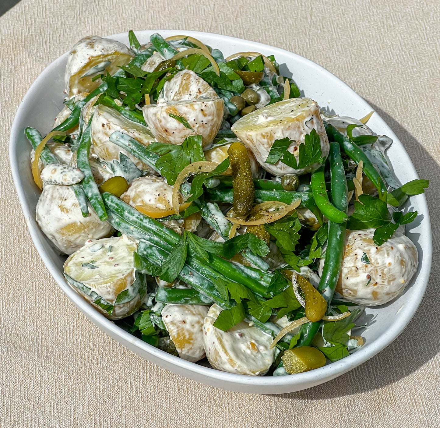 New Potato, Green Bean & Preserved Lemon Salad
