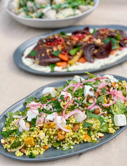 Festive Pearl Couscous and Pumpkin Salad