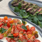 Summer Tomato Salad with Tahini Yoghurt