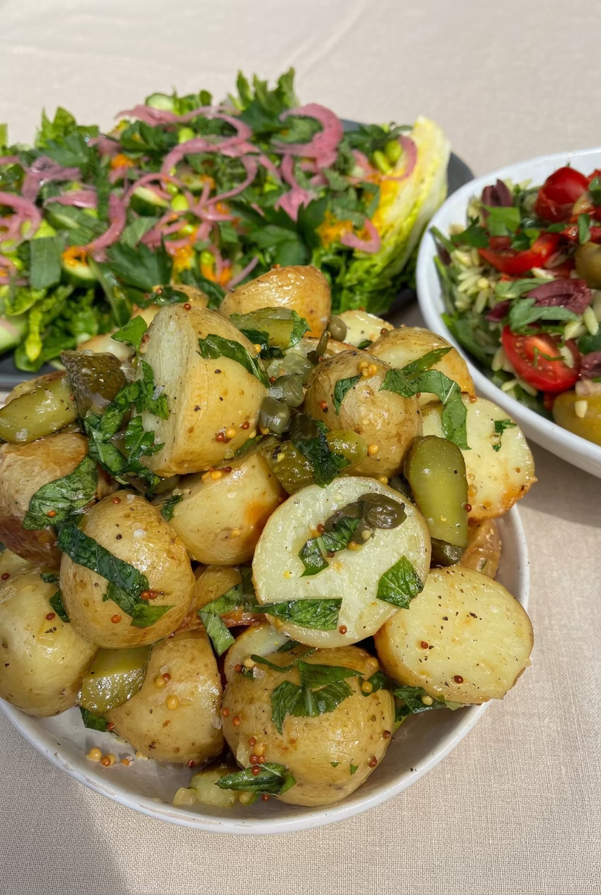 Preserved Lemon & Mustard Potato Salad