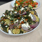Roasted Courgette, Almond & Feta Salad