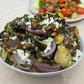 Roasted Courgette, Almond & Feta Salad