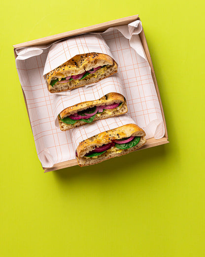 Turkish Pide Sandwiches